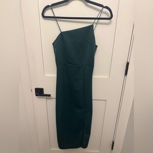 Lyaner Dark Green Midi Dress. Size Small. Worn Once